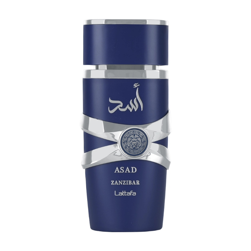 Lattafa Asad Zanzibar Eau de Parfum - Fresh Ocean Woody Fragrance for Unisex
