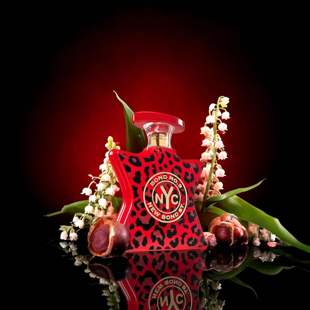 Bond No. 9 New Bond St. Leopard Print Edition Eau de Parfum - Seductive Floral Oriental Unisex Fragrance | 100ml Limited Edition