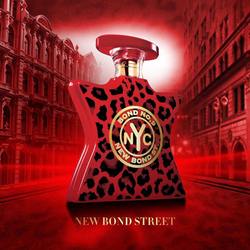 Bond No. 9 New Bond St. Leopard Print Edition Eau de Parfum - Seductive Floral Oriental Unisex Fragrance | 100ml Limited Edition