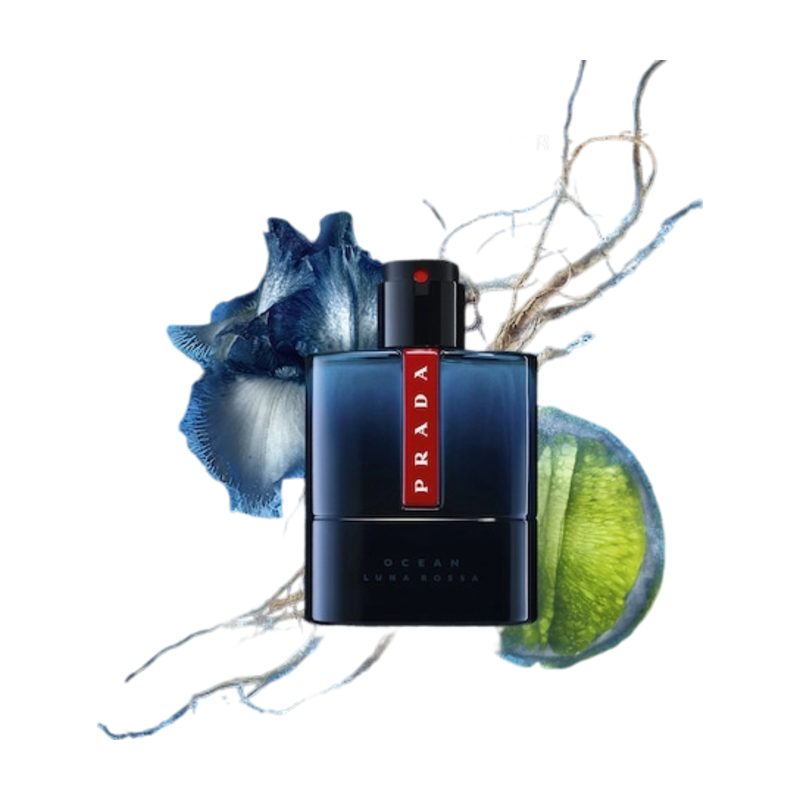 Prada Men's Luna Rossa Ocean EDT Spray 3.3 oz Fragrances100ml