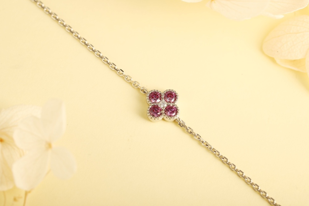 S925 Sterling Silver and Zircon Bracelet