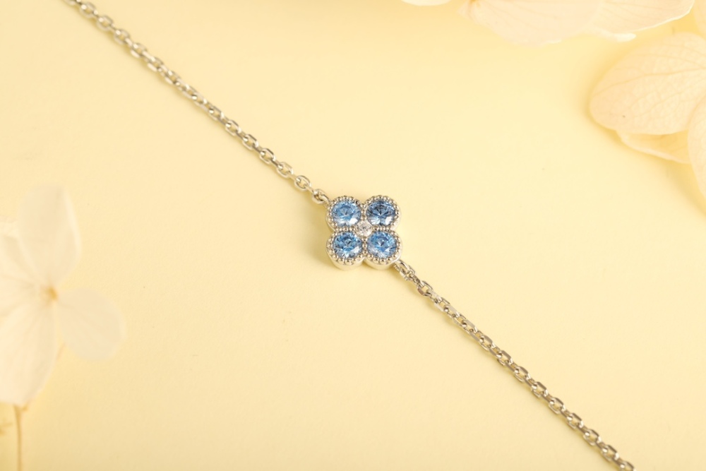 S925 Sterling Silver and Zircon Bracelet