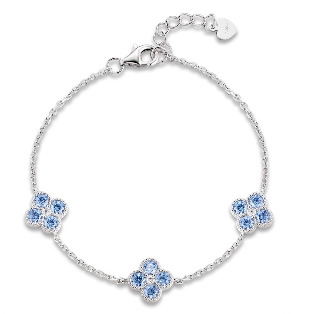 S925 Sterling Silver and Zircon Bracelet
