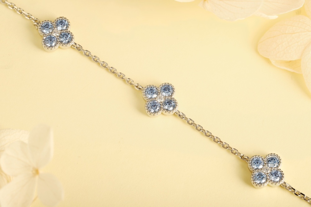 S925 Sterling Silver and Zircon Bracelet