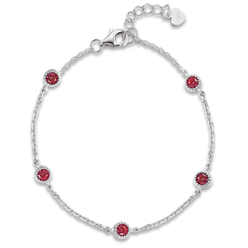 S925 Sterling Silver and Zircon Bracelet
