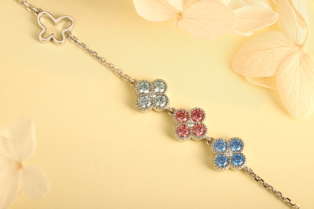 S925 Sterling Silver and Zircon Bracelet