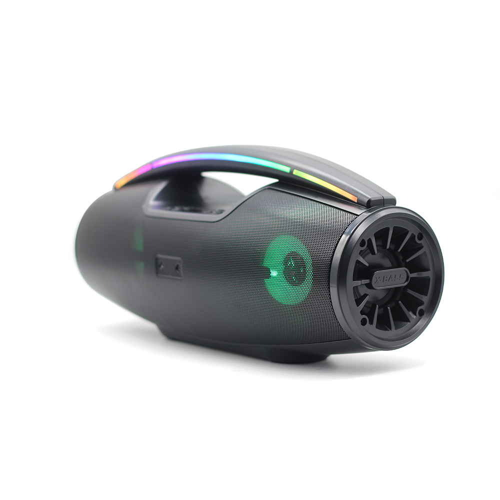 Hand 8 hours play wireless speaker Music model EQ function led smart dispaly power button contral with Mic microphone 20w speaker