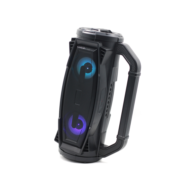 20W Portable owl eyes speaker with Subwoofer Heavy Bass speakers Pairing TWS HD sound PA system Music EQ LED Colorful Lights