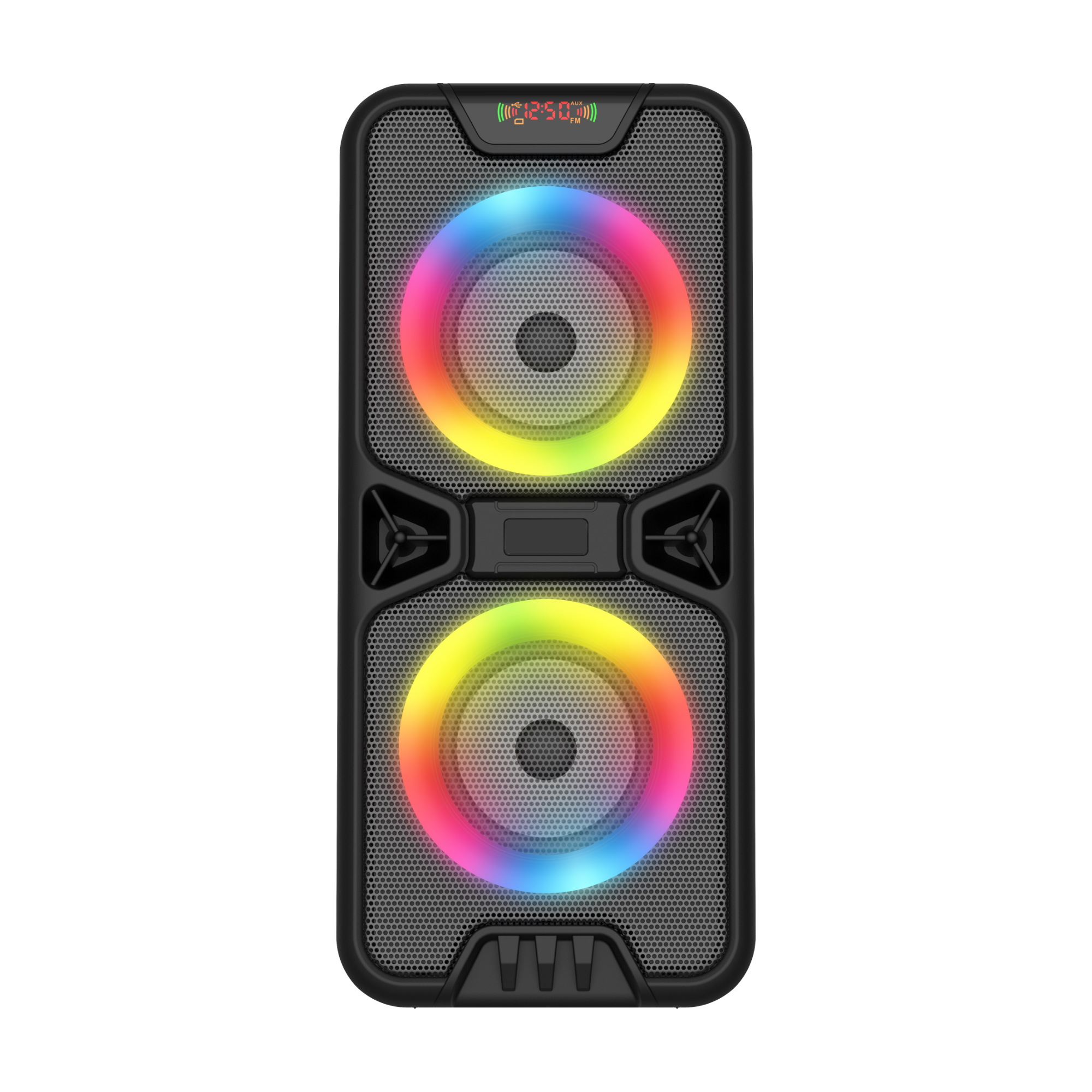 3000mAh super long playback bluetooth speaker with 20W output and colorful LED light