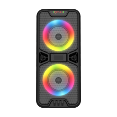 3000mAh super long playback bluetooth speaker with 20W output and colorful LED light