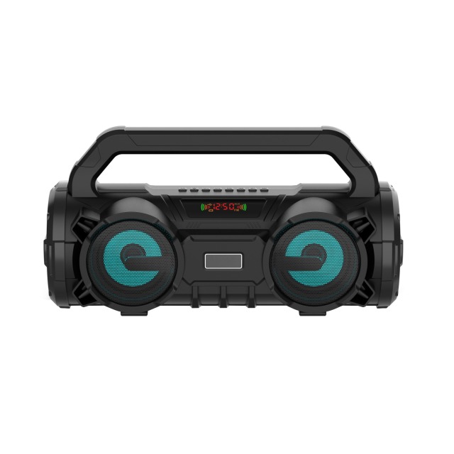 2021 OEM ODM Manulfacture Speaker Made in China 20w wireless speaker with Wired microphone RGB Light Speaker with LED display