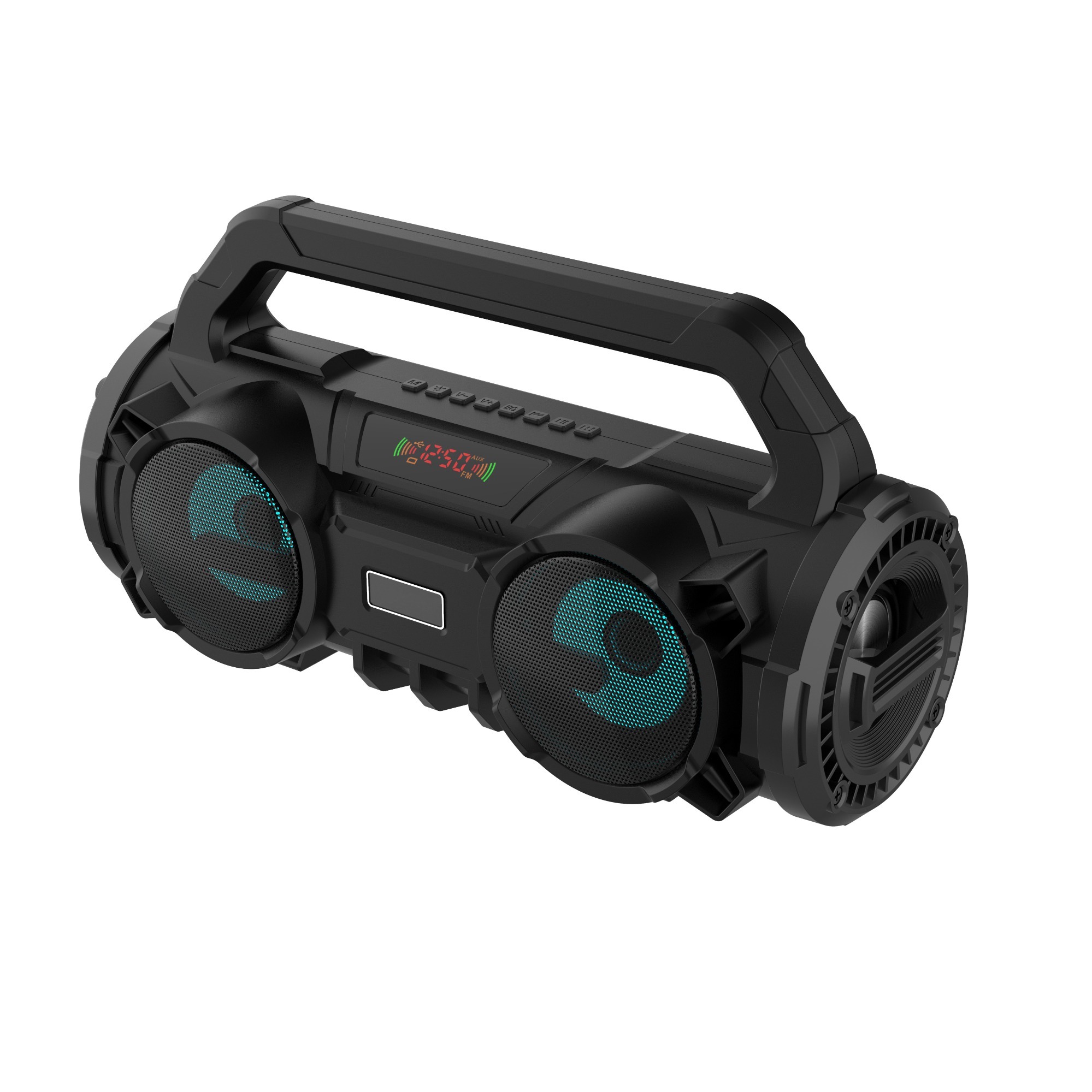 2021 OEM ODM Manulfacture Speaker Made in China 20w wireless speaker with Wired microphone RGB Light Speaker with LED display