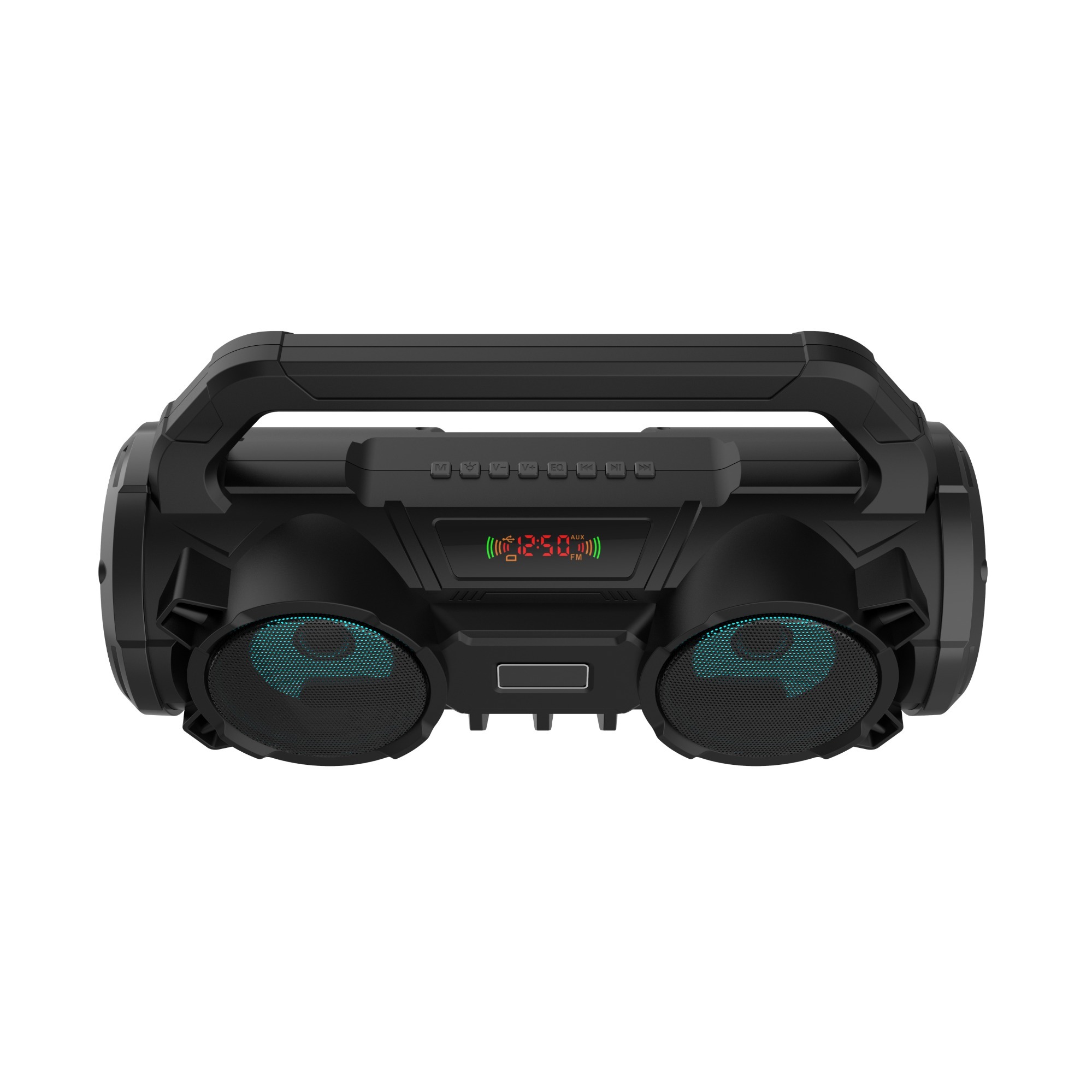 2021 OEM ODM Manulfacture Speaker Made in China 20w wireless speaker with Wired microphone RGB Light Speaker with LED display