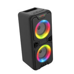 3000mAh super long playback bluetooth speaker with 20W output and colorful LED light