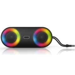 New came portable flame light bluetooth speaker with stereo sound AS-BT215
