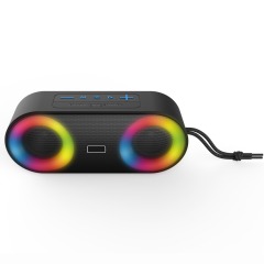 New came portable flame light bluetooth speaker with stereo sound AS-BT215