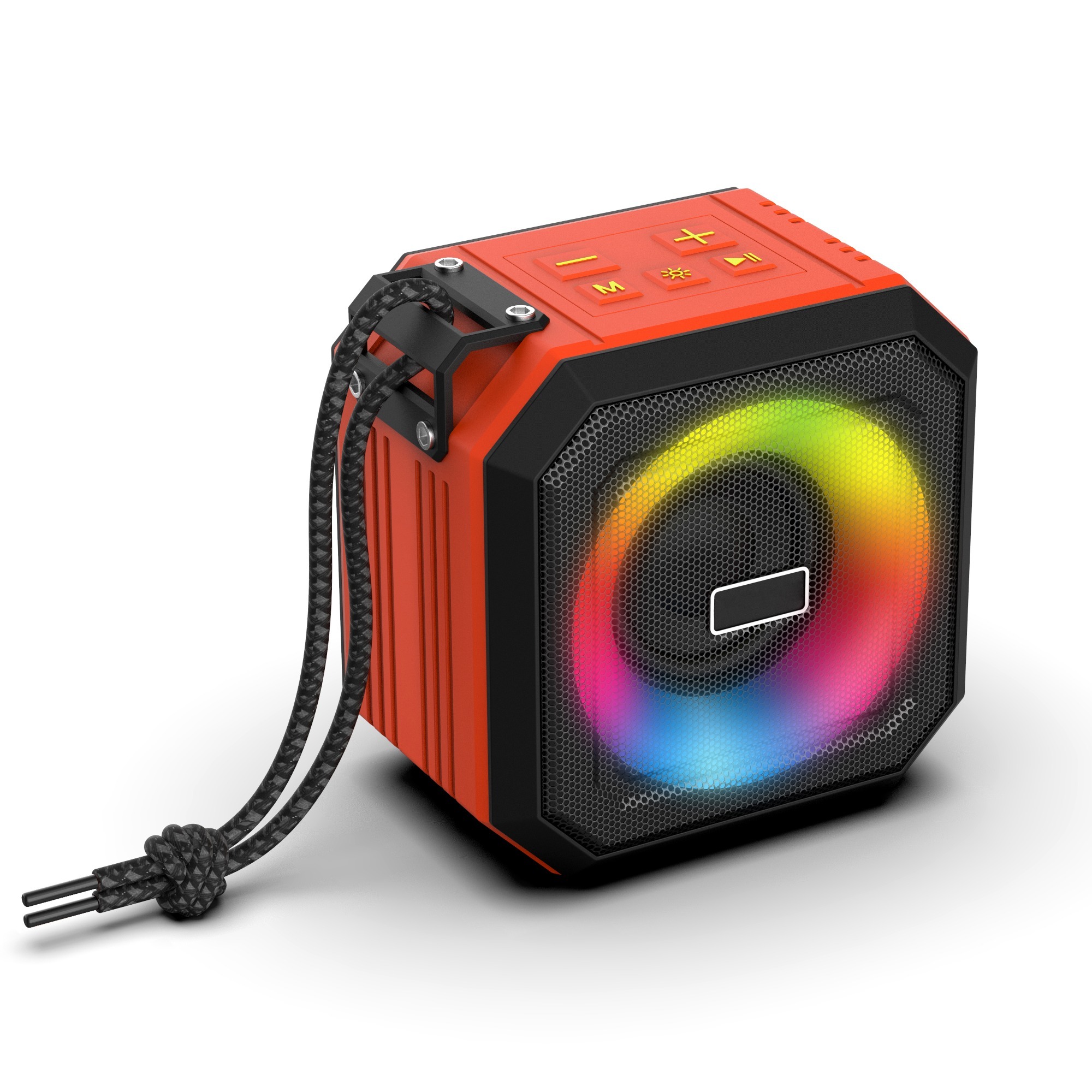IPX7 waterproof outdoor portable flame light bluetooth speaker 1500mah AS-BT217