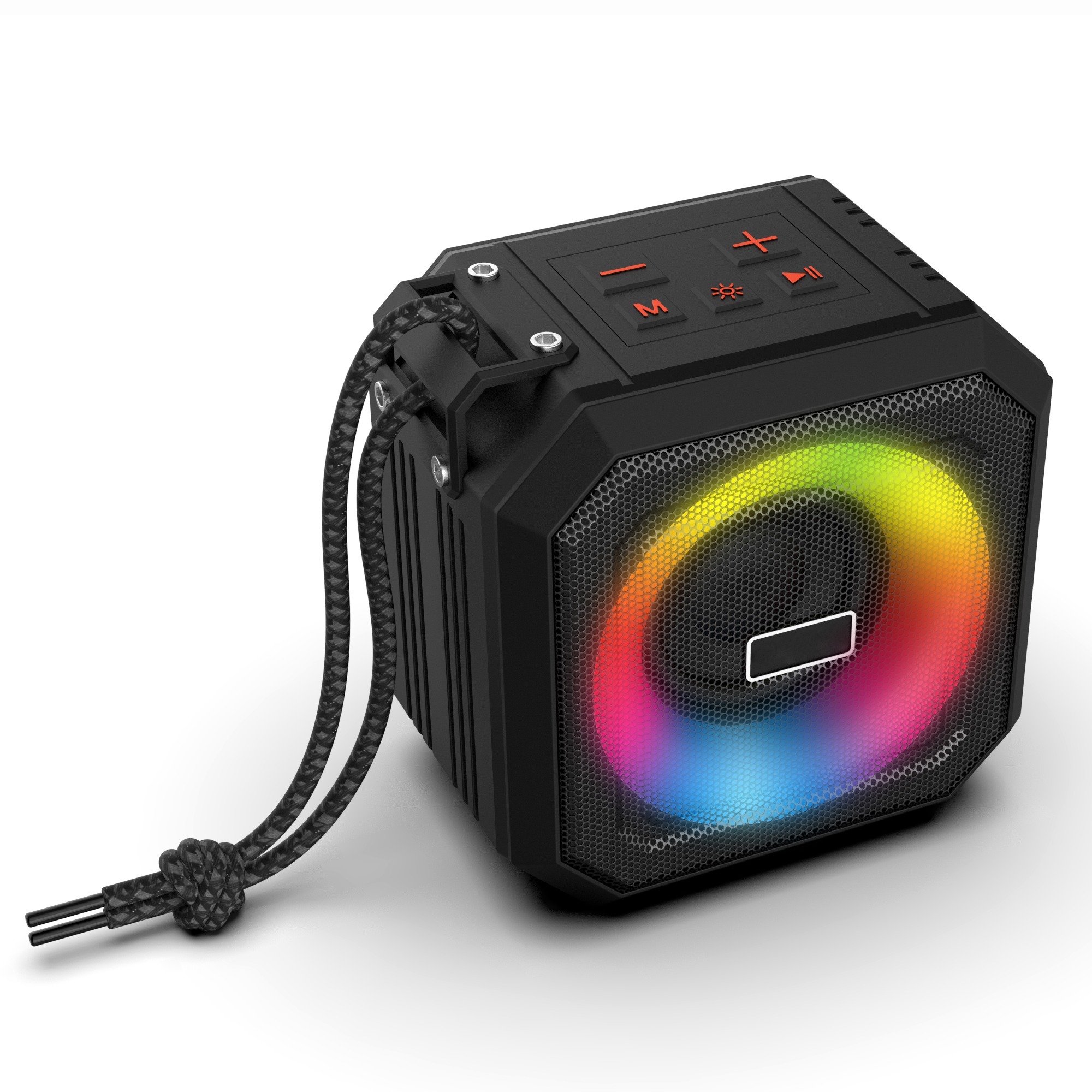 IPX7 waterproof outdoor portable flame light bluetooth speaker 1500mah AS-BT217