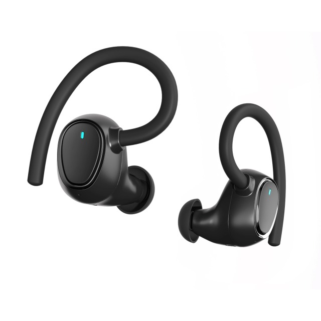 5.1 Wireless Earbuds Deep Bass Sound 8H Playtime Call Clear LCD Display, Ear Hook earring hooks gaming earbud for Sports/Working