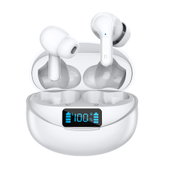 shenzhen earphone ANC HiFi type c TWS earphones plug wireless handfree earphones led display for mobile phone & accessories