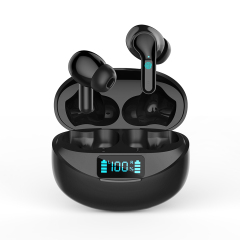 shenzhen earphone ANC HiFi type c TWS earphones plug wireless handfree earphones led display for mobile phone & accessories