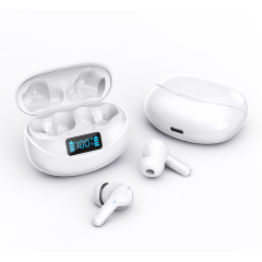 shenzhen earphone ANC HiFi type c TWS earphones plug wireless handfree earphones led display for mobile phone & accessories