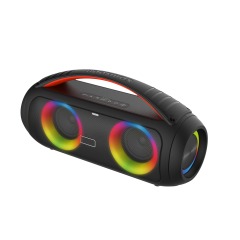 Private Model Double 3.5inch driver AUX FM super bass portable Wireless Mic remote control record 4500mah 30w Portable speaker