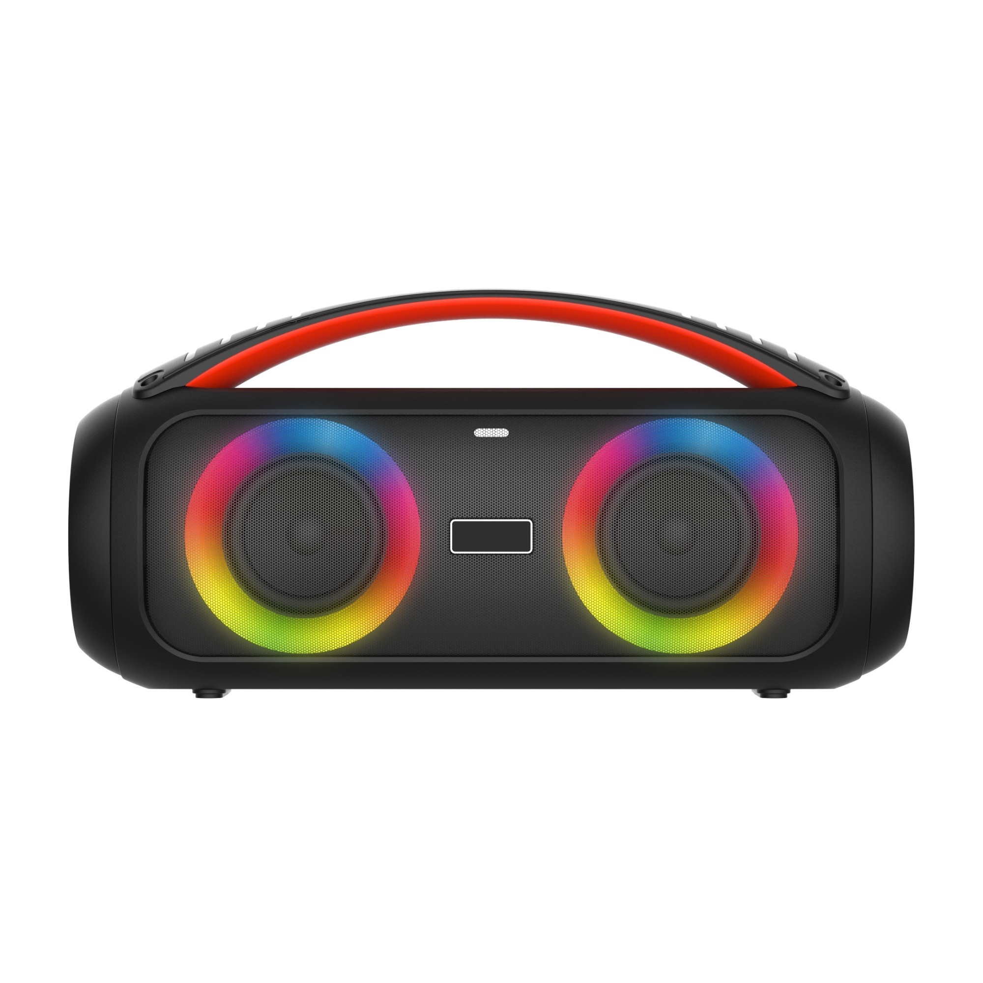 Private Model Double 3.5inch driver AUX FM super bass portable Wireless Mic remote control record 4500mah 30w Portable speaker