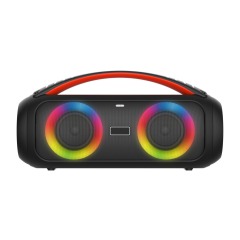 Private Model Double 3.5inch driver AUX FM super bass portable Wireless Mic remote control record 4500mah 30w Portable speaker