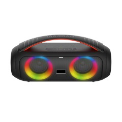 Private Model Double 3.5inch driver AUX FM super bass portable Wireless Mic remote control record 4500mah 30w Portable speaker