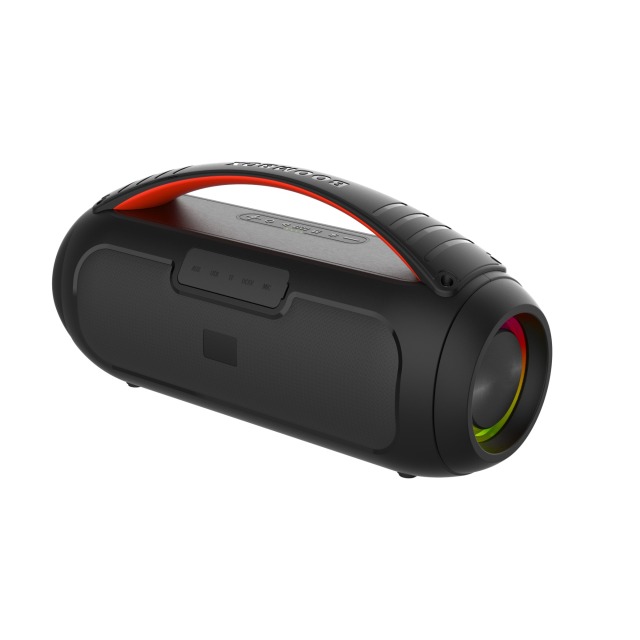 Private Model Double 3.5inch driver AUX FM super bass portable Wireless Mic remote control record 4500mah 30w Portable speaker