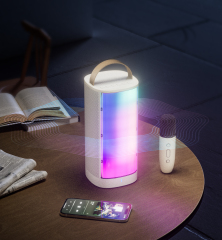 Wireless speakers portable wireless outdoor waterproof speaker with LED RGB lights