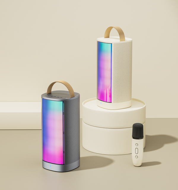 Wireless speakers portable wireless outdoor waterproof speaker with LED RGB lights