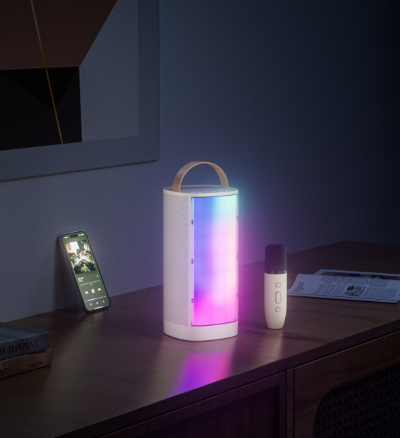 Wireless speakers portable wireless outdoor waterproof speaker with LED RGB lights