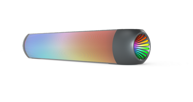 Computer home wireless desktop audio card USB flash disk RGB Bluetooth speaker