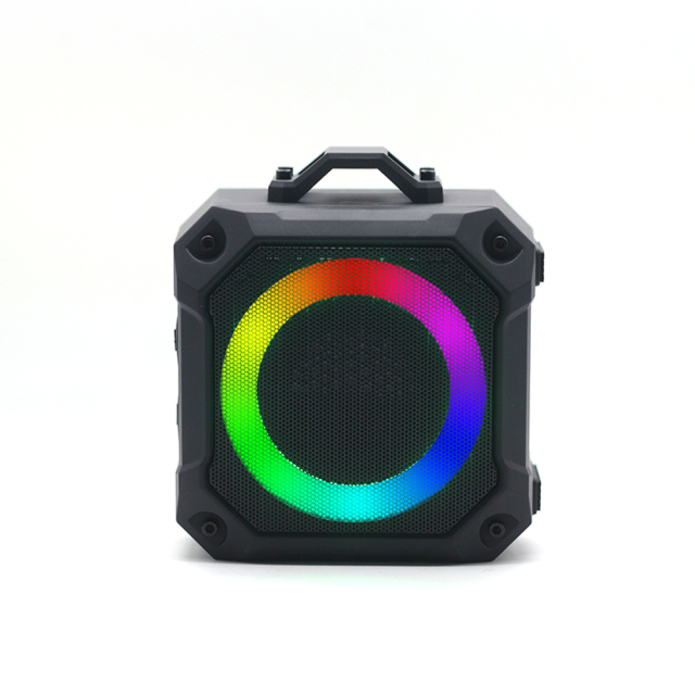 Waterproof wireless Bluetooth mini audio TF card USB play RGB lights outdoor portable party