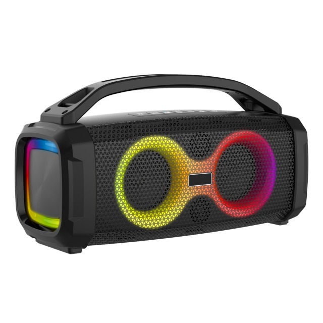 Wireless Bluetooth audio TF card USB playback RGB lights outdoor portable party subwoofer