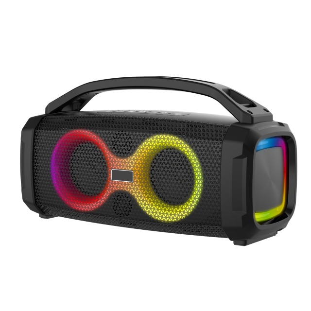 Wireless Bluetooth audio TF card USB playback RGB lights outdoor portable party subwoofer