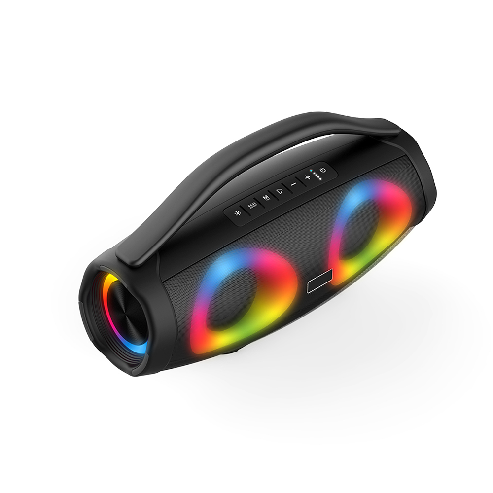 Wireless portable portable portable Bluetooth smart outdoor RGB subwoofer speaker