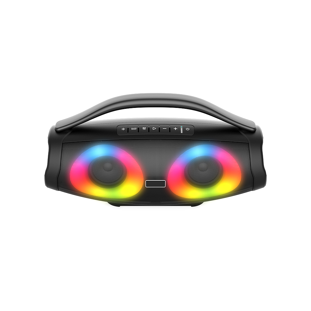 Wireless portable portable portable Bluetooth smart outdoor RGB subwoofer speaker