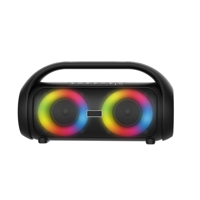 Line Bluetooth speaker outdoor portable waterproof speaker heavy subwoofer dazzling light large volume