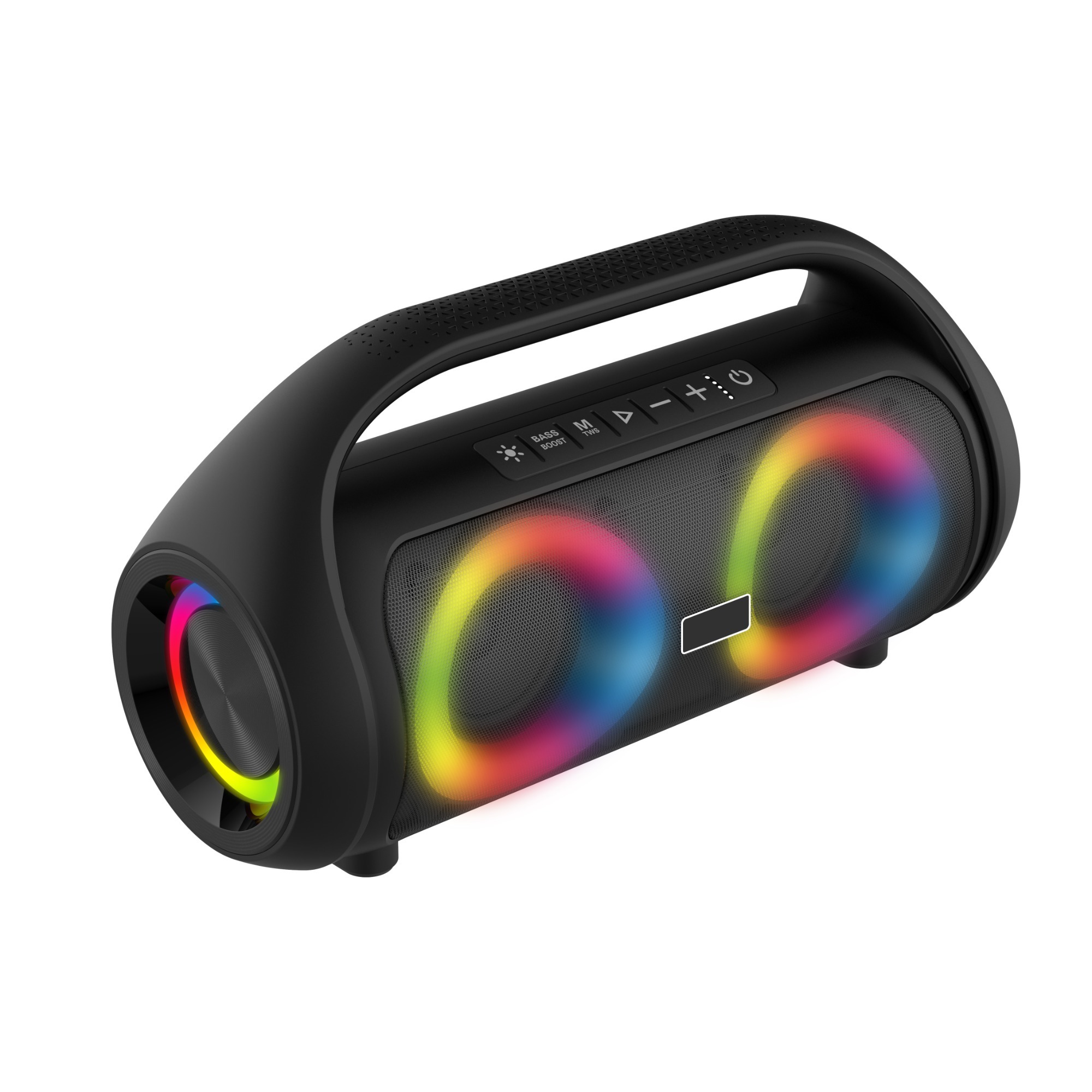 Line Bluetooth speaker outdoor portable waterproof speaker heavy subwoofer dazzling light large volume