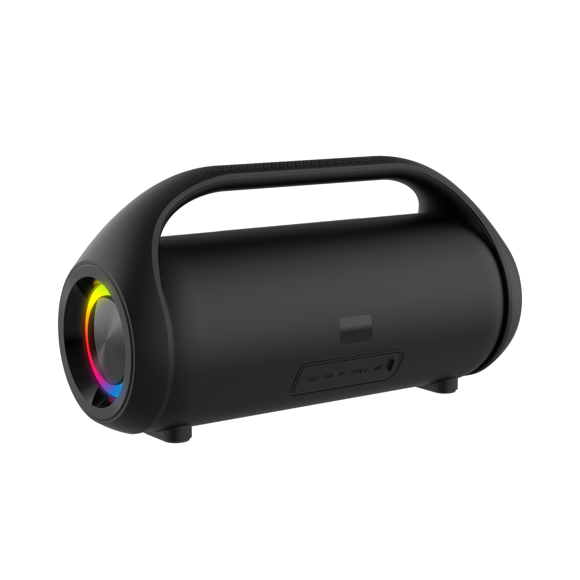Line Bluetooth speaker outdoor portable waterproof speaker heavy subwoofer dazzling light large volume