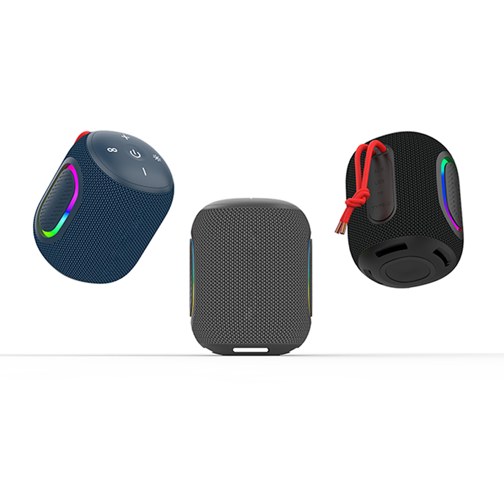 Mini Bluetooth small speaker Atmosphere light subwoofer outdoor portable plug-in card Bluetooth speaker wireless speaker