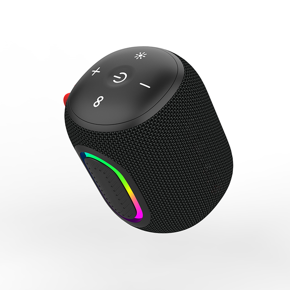 Mini Bluetooth small speaker Atmosphere light subwoofer outdoor portable plug-in card Bluetooth speaker wireless speaker