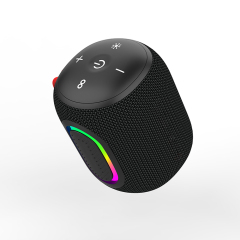Mini Bluetooth small speaker Atmosphere light subwoofer outdoor portable plug-in card Bluetooth speaker wireless speaker