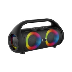 Line Bluetooth speaker outdoor portable waterproof speaker heavy subwoofer dazzling light large volume