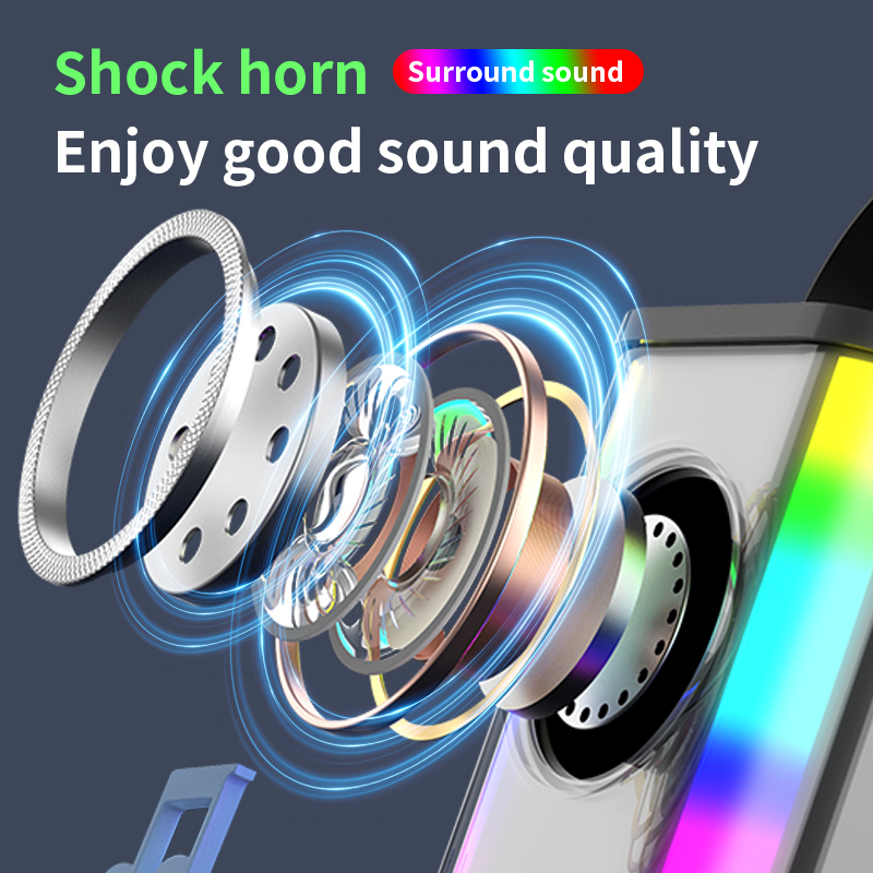 Mini k song audio system with high sound quality double mic singing super long endurance portable portable