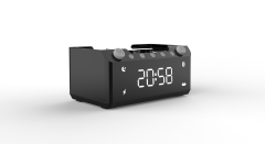 2024 New wireless Bluetooth clock charging speaker