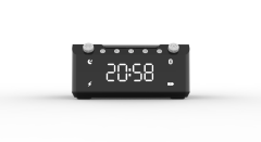 2024 New wireless Bluetooth clock charging speaker